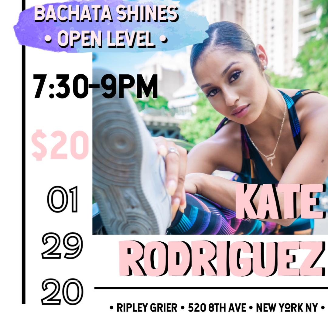 BACHATA SHINES WORKSHOP WITH KATE