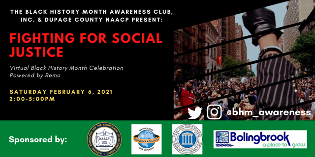 Virtual Black History Month Celebration | Fighting for Social Justice Virtual Black History Month Celebration | Fighting for Social Justice