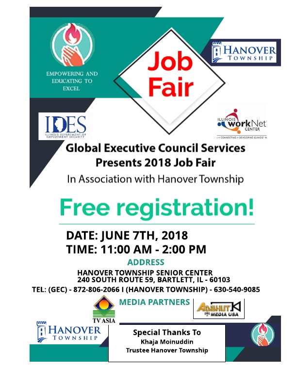 Global Executive Council Services Job Fair 2018