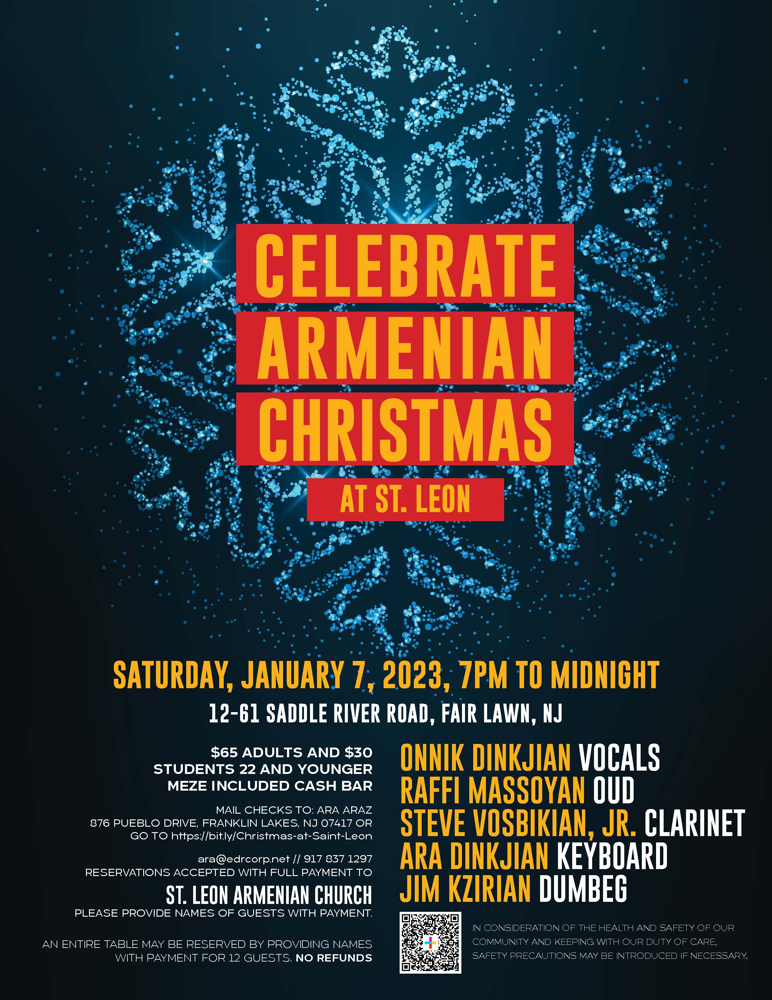 CELEBRATE ARMENIAN CHRISTMAS with ONNIK DINKJIAN