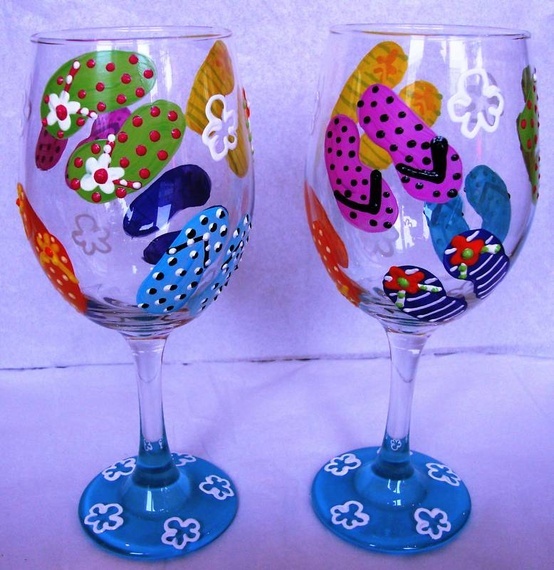 Wine Glass Painting