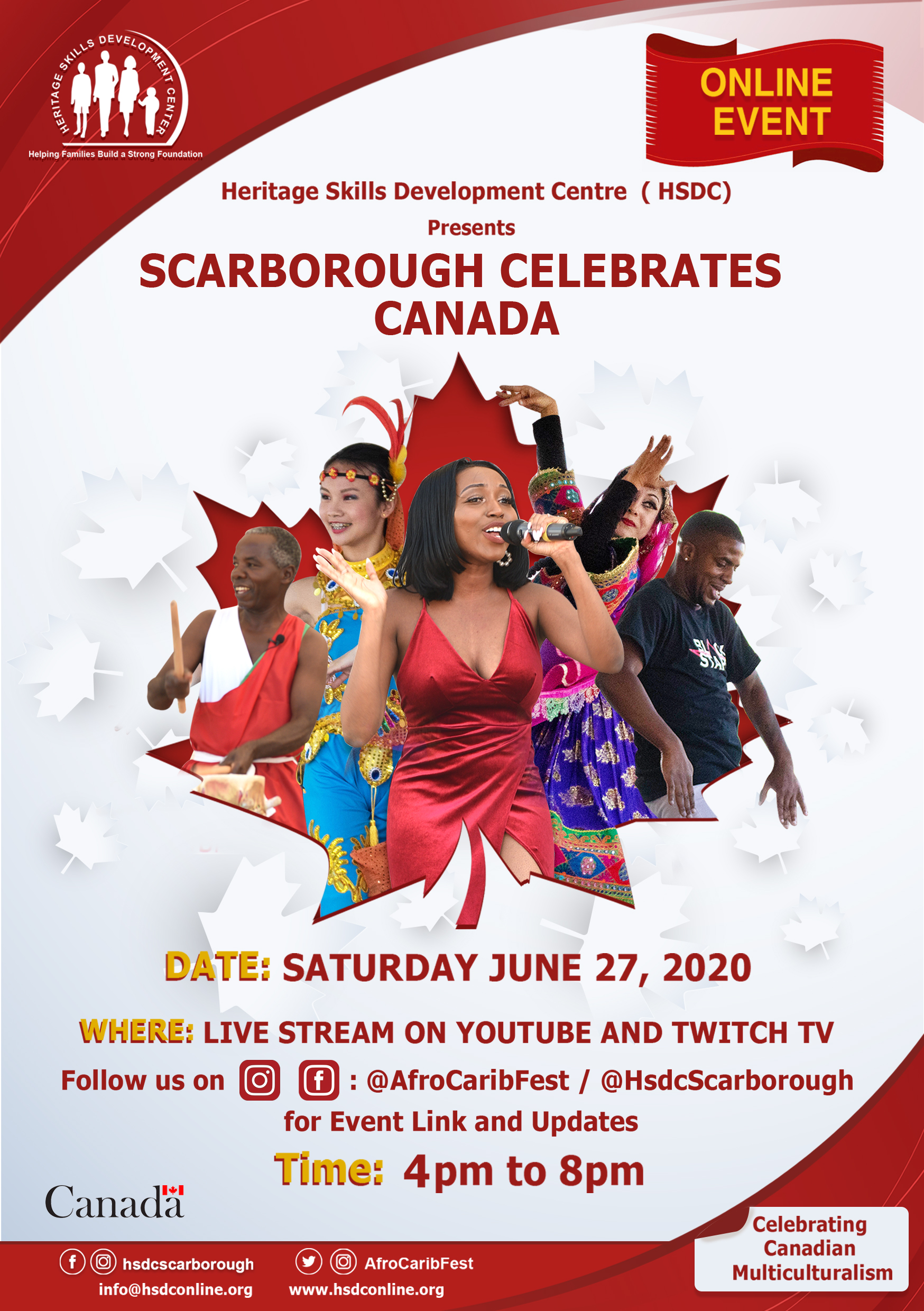 Scarborough Celebrates Canada Online Event