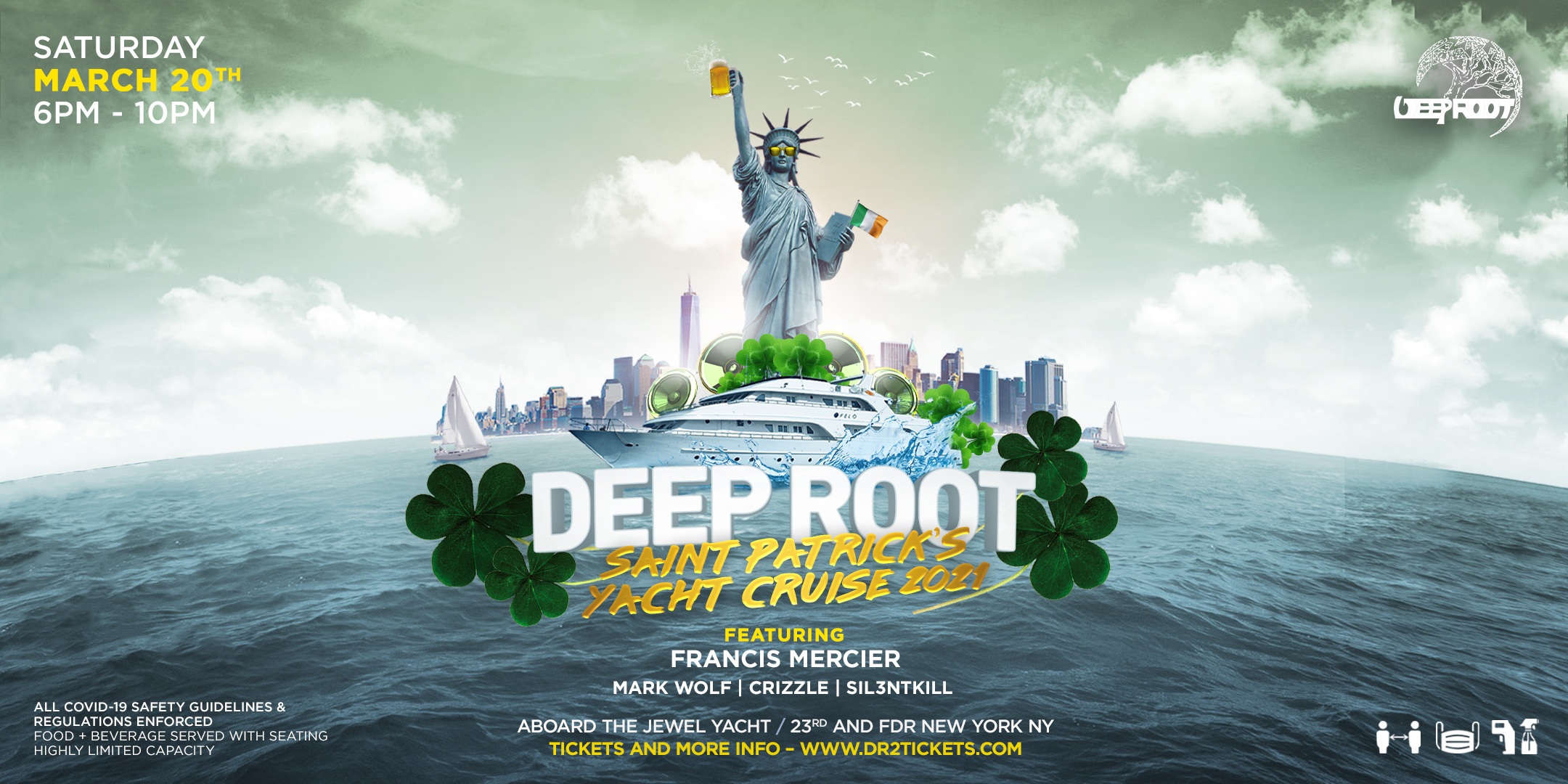 Saint Patrick's Weekend Jewel Yacht Cruise | Spring Grand Opening