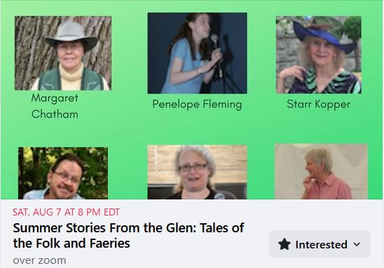 Voices-in-the-Glen Summer Concert: Tales of the folk and the fairies