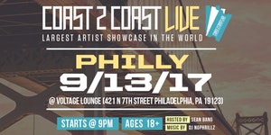 Coast 2 Coast Live Artist Showcase | Philadelphia Edition 9/13/17
