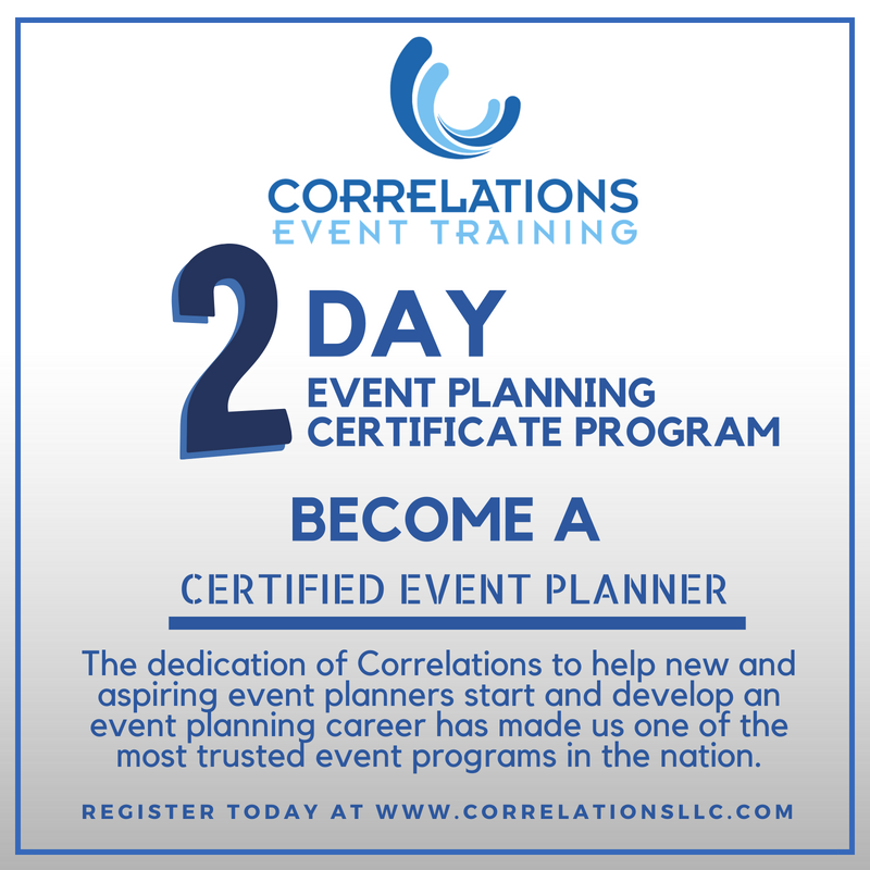 2 Day Philadelphia Event Planning Certificate Program