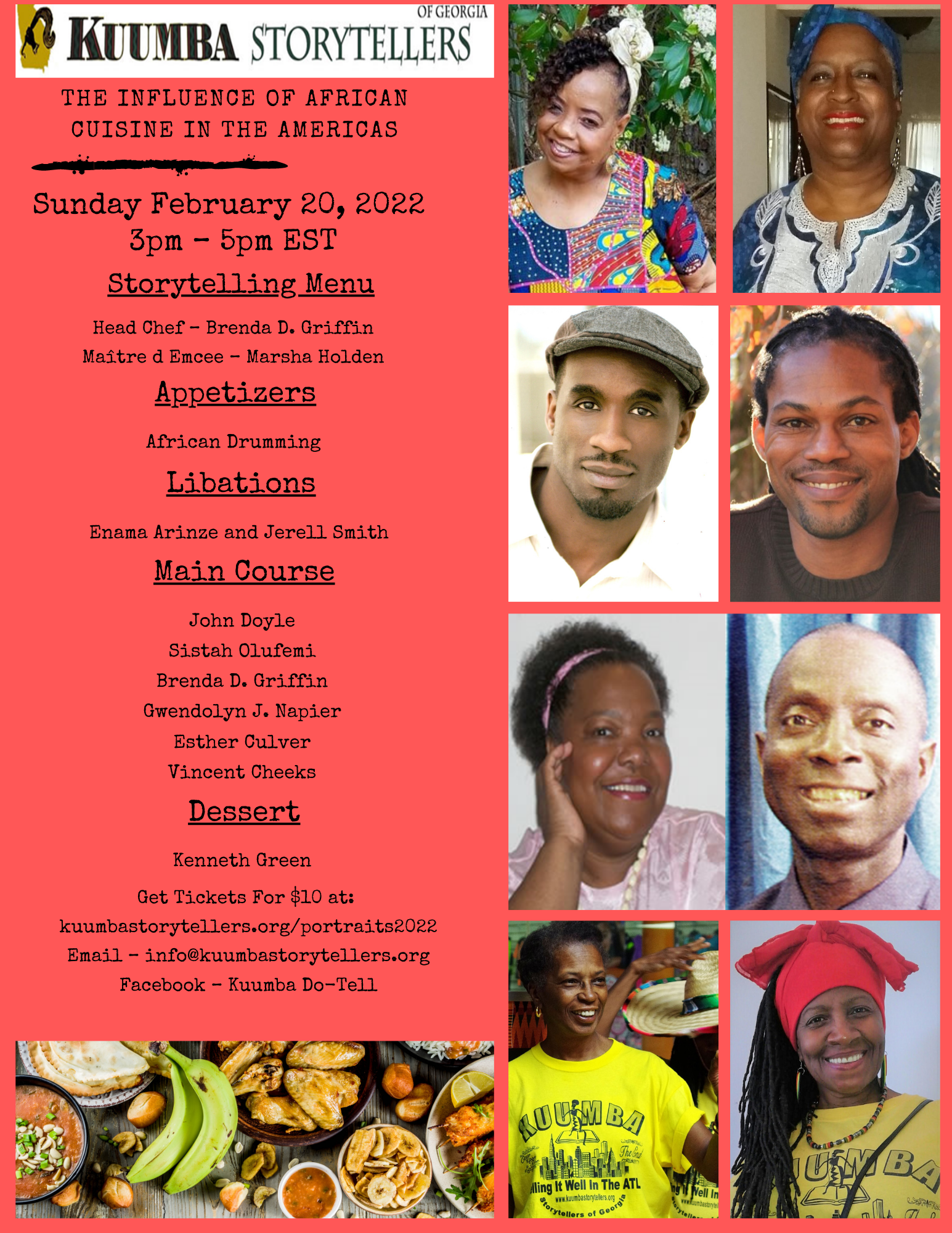 Kuumba Storytellers of Georgia created a new event. Follow the event here Historical Black Portraits. <br/> <a href='https://www.eventcombo.com/e/historical-black-portraits-45026' target='_blank'>View Event</a>