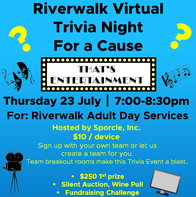 Riverwalk Virtual Trivia Night for a Cause 