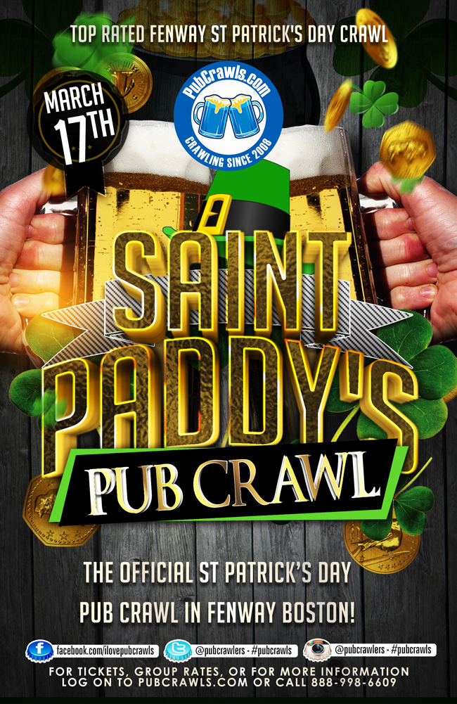 St Paddy's Weekend Pub Crawl Boston (Fenway)