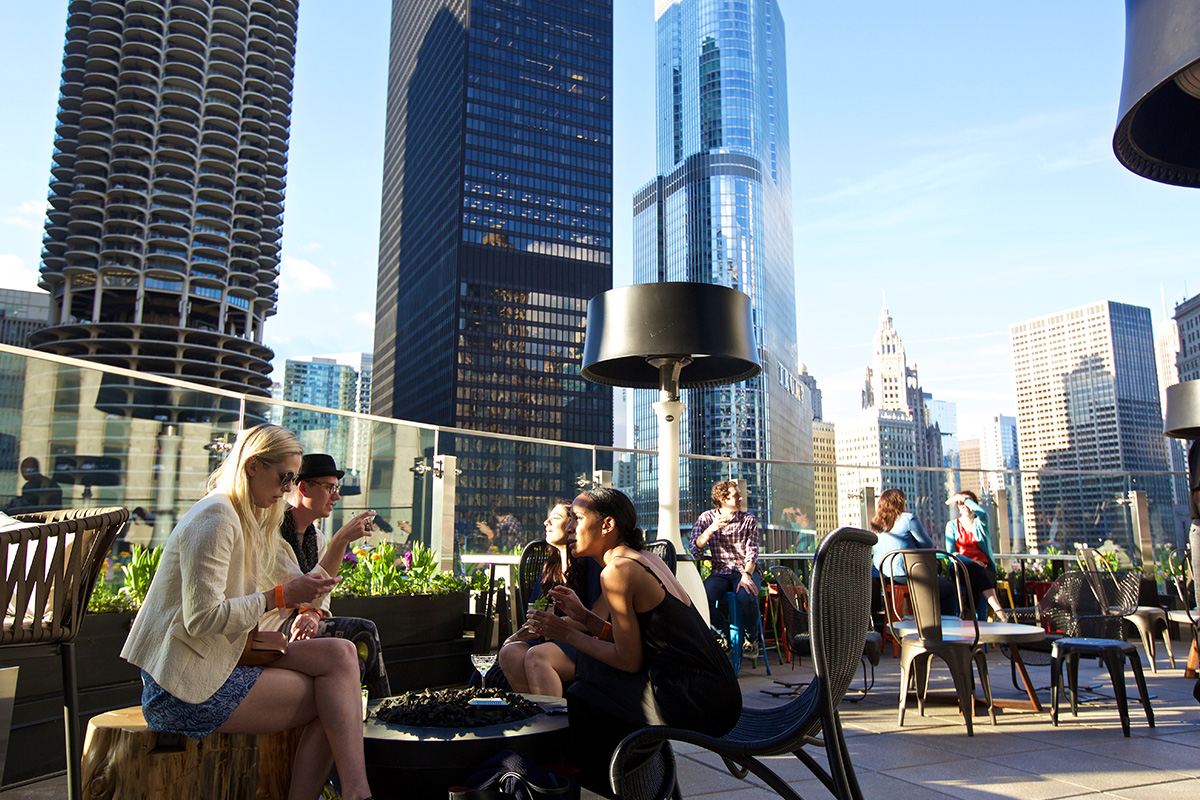 RAISED Urban Rooftop Bar Chicago