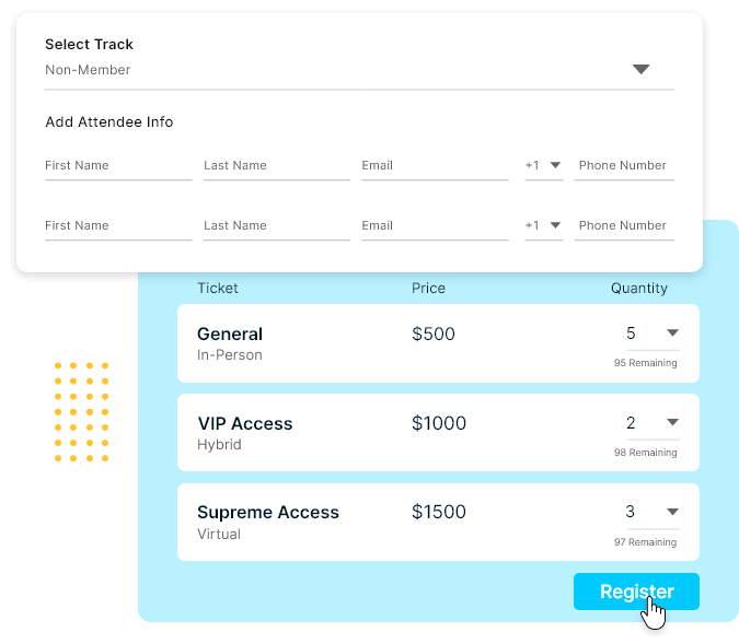 Registration and Ticketing